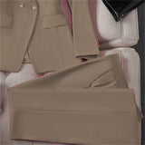Fongt Suit Retro Coat Stylish 2025 Spring And Autumn Women's Korean Edition Casual Design Serie Swear Set