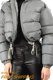 Women Fall Winter Clothes 2023 2023 Luxury Warm Puffer Jacket Cropped Coat y2k Hot Padding Short Down Coat New in