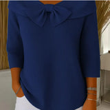 Fongt The New Autumn Of 2025, The French Thin Long-Sleeved Knitted Shirt Women's Early Autumn