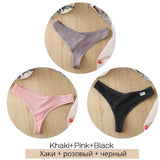 Cotton G-string Panties Women's Underwear Sexy Panties Female Underpants Thong Women Solid Color Pantys Lingerie