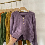 Spring And Autumn New Red Twist Sweater Female Designer Neck V-Neck Long-Sleeved Sweater Pullover-Outfit