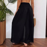 Fongt Ladies New Beach Cover Skirt Open Thighs Skirt