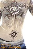 Women Vintage T-shirts Fall Winter 2023 Sexy Top Clothing Gothic Graphic Fairy Grunge Aesthetic Long Sleeve Top