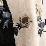 Women Sweaters And Pullovers O-Neck Long-Sleeved Short Flower Embroidery Loose Short Lady Elegant Pulls Outwear Coat