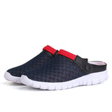 Summer Beach Sandals Men And Women Clogs Shoes Beach Slippers Mesh Breathable Men Slippers Sandals Couple Zapatos Hombre-Outfit