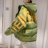 Jacket Women's Winter Mid-length Winter Padded Jacket New Style Korean Loose Thick Warm Cotton-padded Jacket Bread