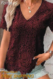 Lace Blouse Women Fashion Short Sleeve Summer Sweet Hollow Out White Shirt Women Tops Casual Loose Clothing Blusas