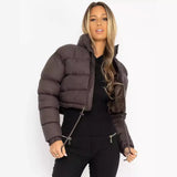 2023 Women's New Women's Warm Bubble Coat Bread Clothing Down Cotton Jacket-Outfit