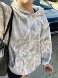 Fongt Autumn Women's Vintage Hoodie Hot Long-Sleeved Jungle Maple Branch Pattern 3D Sweater