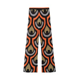 Spring Jacquard Knitted High-Forked Skirt Bright Silk Jacquard Knitted Trousers Set-Outfit