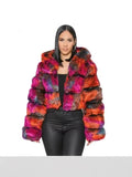 Fongt Fur Autumn And Winter New Imitation Fur Turf Warm Hat Fur Coat Woman