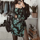 Dragon Print Strappy Mini
