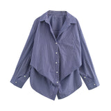 Fongt 2025 New Women's Fashion Simple Bat Sleeve Silk Shirt