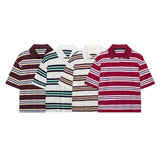Fongt Spring Long Sleeves Vintage Striped Spoo T-Shirts For Loose T-Shirts