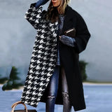 Women's Thick Warm Wool Blends French Style Elegant Long Coats Jackets Overcoats Female Oversized Women Winter