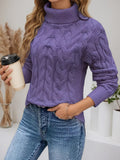 Fongt Jasmine Solid Color Jacket Sweater Women Thick Warm Loose Thin Knitted Shirt Long Sleeve Top