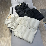 M Home Down Jacket Female European Goods Thick Vest Horse Clip New 2024 Winter Down Vest Vest Wear Loose-Outfit