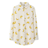 Fine Women's Print Chiffon Shirt 2021 Spring New Long Sleeve Blouses and Tops Lady Plus Size Casual Shirts Clothes