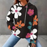 Fongt And Winter New Hoodie Small Square Digital Printing Casual Hoodie
