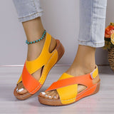Fongt Sandals Women 2025 Summer New Pine Cake Thick Bottom With Skirt Casually Exposed Toe Beach Cool