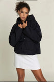 Fongt Women's 2025 New Three-Proof Fabric Hooded Multi-Color Jacket Jacket Jacket