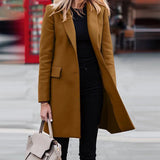 Fongt Spring And Autumn Station In The Long-Term Large-Size Hairy Female Coat Ebay Coat Wish