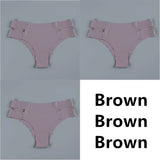 Seamless Underwear Silk Women's Plain Color Panties Lady Invisible Underpants Girls Briefs Smooth Panty Sexy