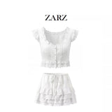 Fongt Homemade New Women's Classic Buffet Short-Sleeved Knitted Coat 1822106