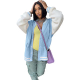 Fongt New Women's Casual Knit Jacket Coat-Outfit