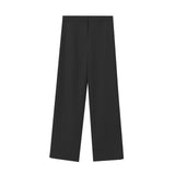 Fongt Women's 2025 Summer New Fashion Button Vest Straight Pants Set