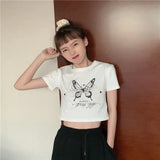 Fongt Sister Wear Short Short-Sleeved T-Shirt Female 2024 Summer New Korean Version Of The Student