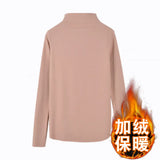 Fongt Turtleneck Bottom Shirt Women Autumn And Winter Pure Color Long Sleeve T-Shirt Women's New Korean Version Slim Slim Versatile