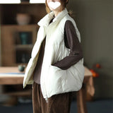 Fongt New Down Cotton Han Version Of Autumn And Winter Loose Thin Horse Clip Women's Fashion Vest