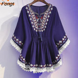 The Summer of 2023, The New National Style Shirt Jacket and Wide-leg Pants Two-piece Suit Set of Two Fashion Pieces for