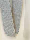 QUALITY 2023 Newest Fashion Designer Jacket Women's Stylish Backless Diamonds Beaded Shawl Collar Long