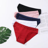 Cotton Panties Underwear Solid Women Sexy Lace Underpants Soft Briefs Set Female Intimates Plus Size Lingerie Panty