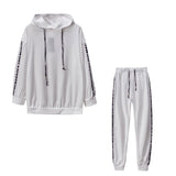Fongt Spring Women's Clothing Hot Fashion Casual Pure Stripe Two Sets Of Sportswear Women's Clothing