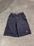 Hip-Hop Street Clothing Y2K Boxing Gloves Graphic Denim Gym Baggy Jeans Shorts-Outfit