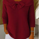 Fongt The New Autumn Of 2025, The French Thin Long-Sleeved Knitted Shirt Women's Early Autumn