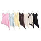 Fongt Homemade New Women's Clothing Series Lace Asymmetric Dress 5919200