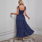 Fongt Shooting 2026Wish Spring Sexy Bareback Print Holiday Wind Sling Dress Woman