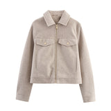 Fongt Women's 2025 New Soft Zippered Jacket Jacket