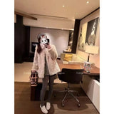 Fongt Imitation Fox Fur Wool Green Fur Coat Female Senior Feeling Super Good-Looking Hairy 2025 Autumn And Winter New
