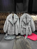 Fongt Winter Imitation Fur Coat Women's 1200 Grams Warm Plush Coat