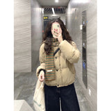 Fongt Collar Cotton Coat Women's Autumn And Winter 2025 New High-End Feel Super-Good-Looking Cotton Jacket
