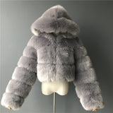 Fongt Fur Autumn And Winter New Imitation Fur Turf Warm Hat Fur Coat Woman