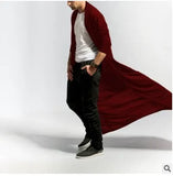 Fongt And Autumn Thin Men's Mature Long Slim Long Style Long Wind Jacket Casual Fashion Solid Color Men's
