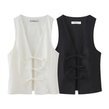 Fongt New Bow Trim V-Neck Elastic Repair Body 3067041