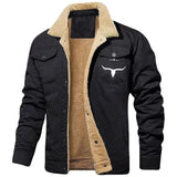 Fongt And Winter Men's Jacket With Velvet Cotton Work Clothes Casual Jacket Jacket