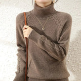 Sweater For Women Fall Winter Casual Knitted Tops Candy Colors Korean Long Sleeve Bottomed Pullover New Sueter